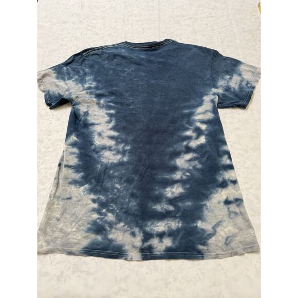 Vintage NYE YANKEES Tie Dye T - Shirt Blue Size Small - Picture 2 of 8